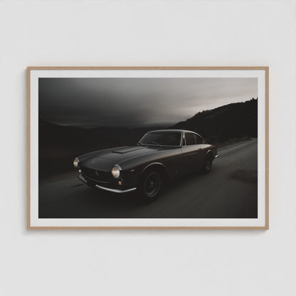 Mid-century Motors - No. 1 60x40 Natural Landscape Box Frame