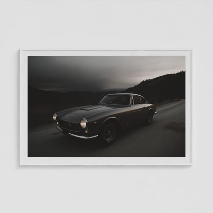 Mid-century Motors - No. 1 60x40 White Landscape Box Frame
