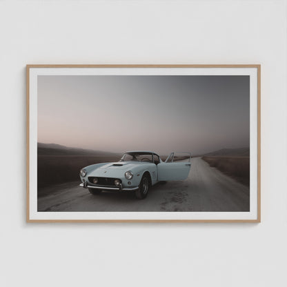 Mid-century Motors - No. 2 60x40 Natural Landscape Box Frame