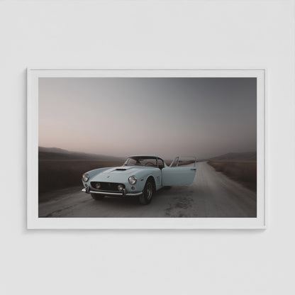 Mid-century Motors - No. 2 60x40 White Landscape Box Frame