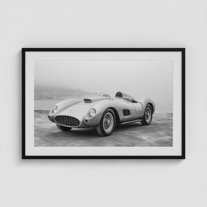 Mid-century Motors - No. 3 36x24 Black Landscape Box Frame