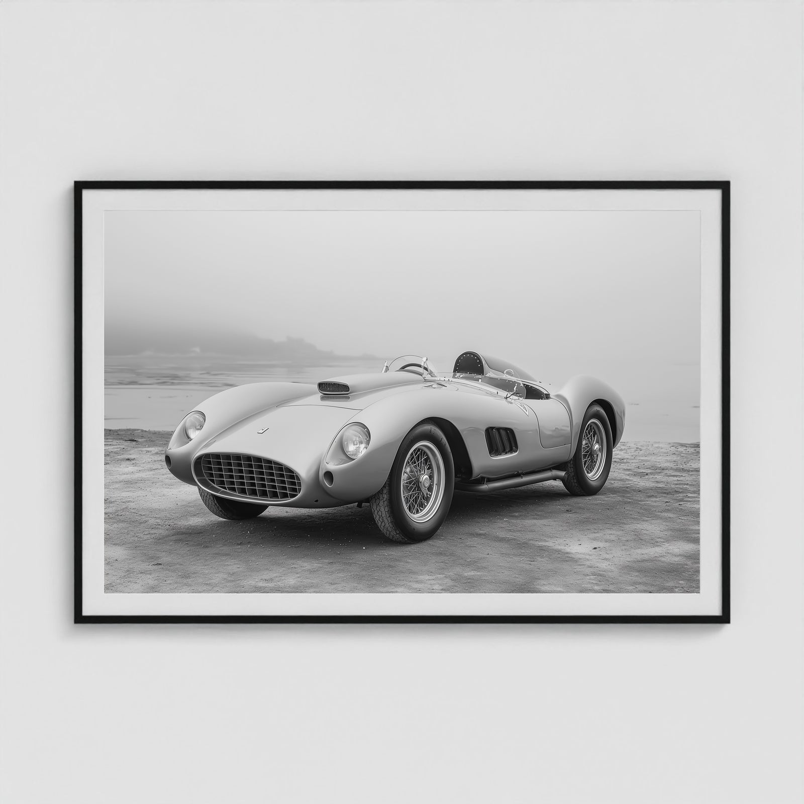 Mid-century Motors - No. 3 60x40 Black Landscape Box Frame