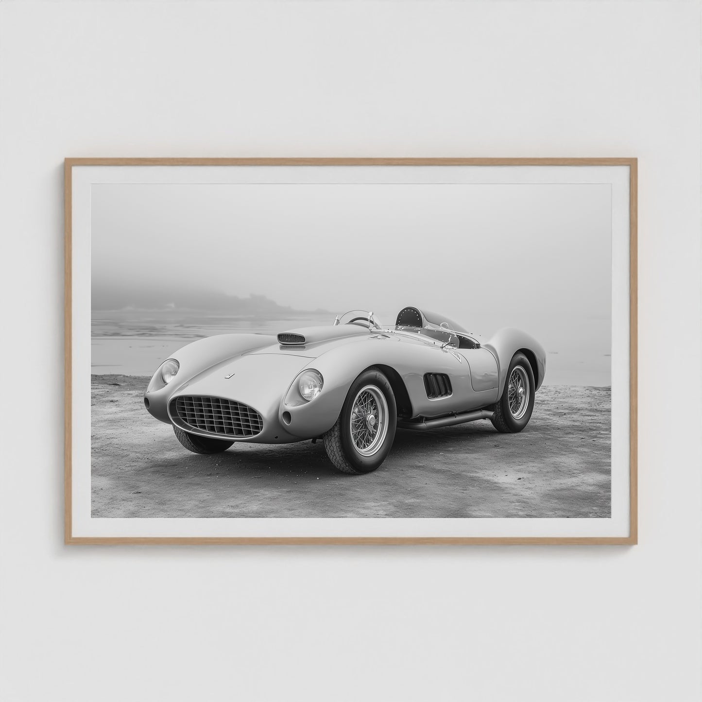 Mid-century Motors - No. 3 60x40 Natural Landscape Box Frame
