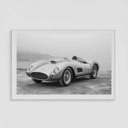Mid-century Motors - No. 3 60x40 White Landscape Box Frame