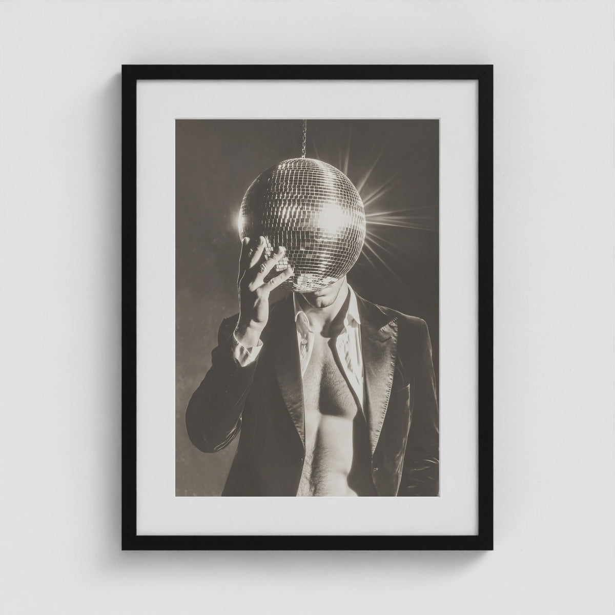 Mister Disco 18x24 Black Portrait Box Frame