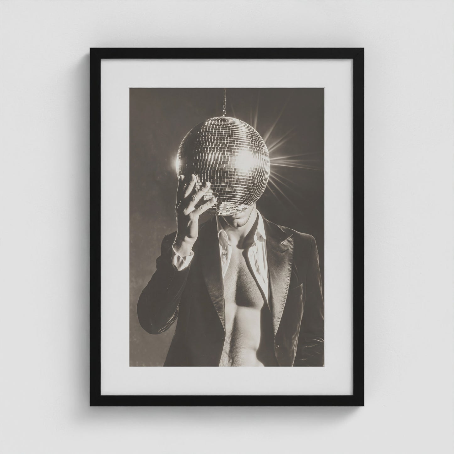 Mister Disco 18x24 Black Portrait Box Frame