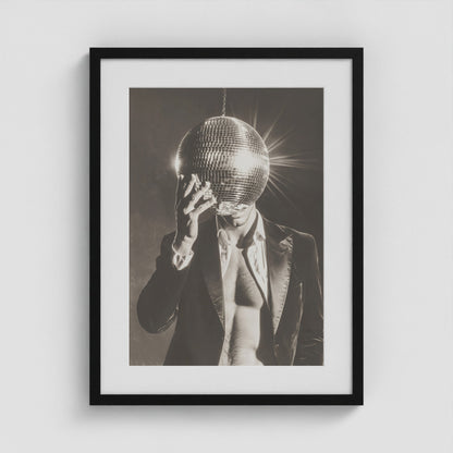 Mister Disco 18x24 Black Portrait Box Frame
