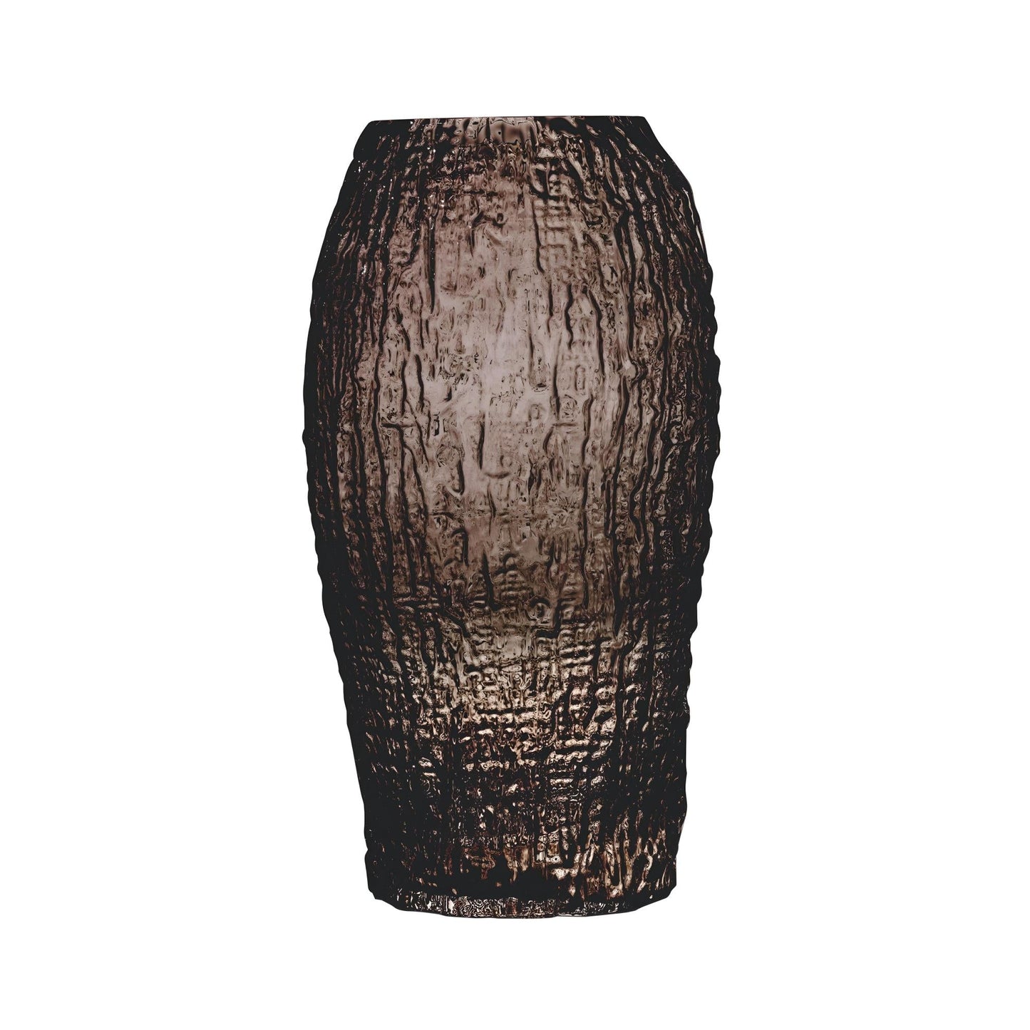 NUDE Glass Molten large crystal vase in a warm caramel amber tone.