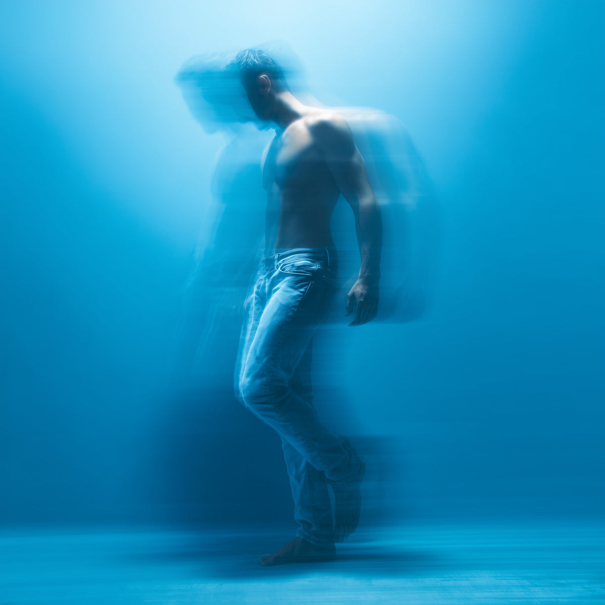 Motion in Blue - No. 2 - Raw Artwork