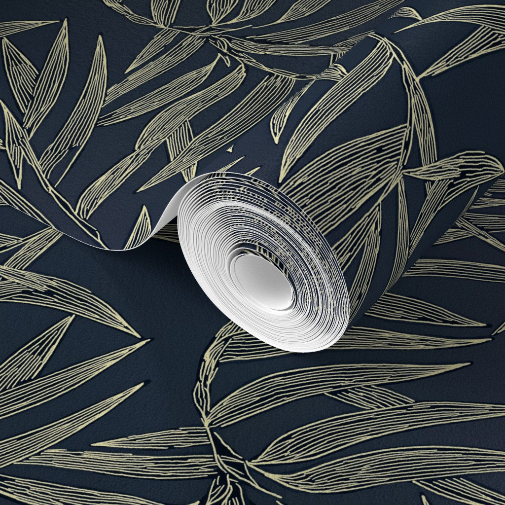 Alternate view of Bamboo Wallpaper — Earthy | Provenance & Patina