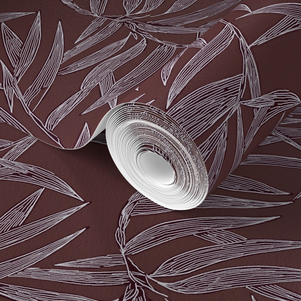Alternate view of Bamboo Wallpaper — Earthy | Provenance & Patina