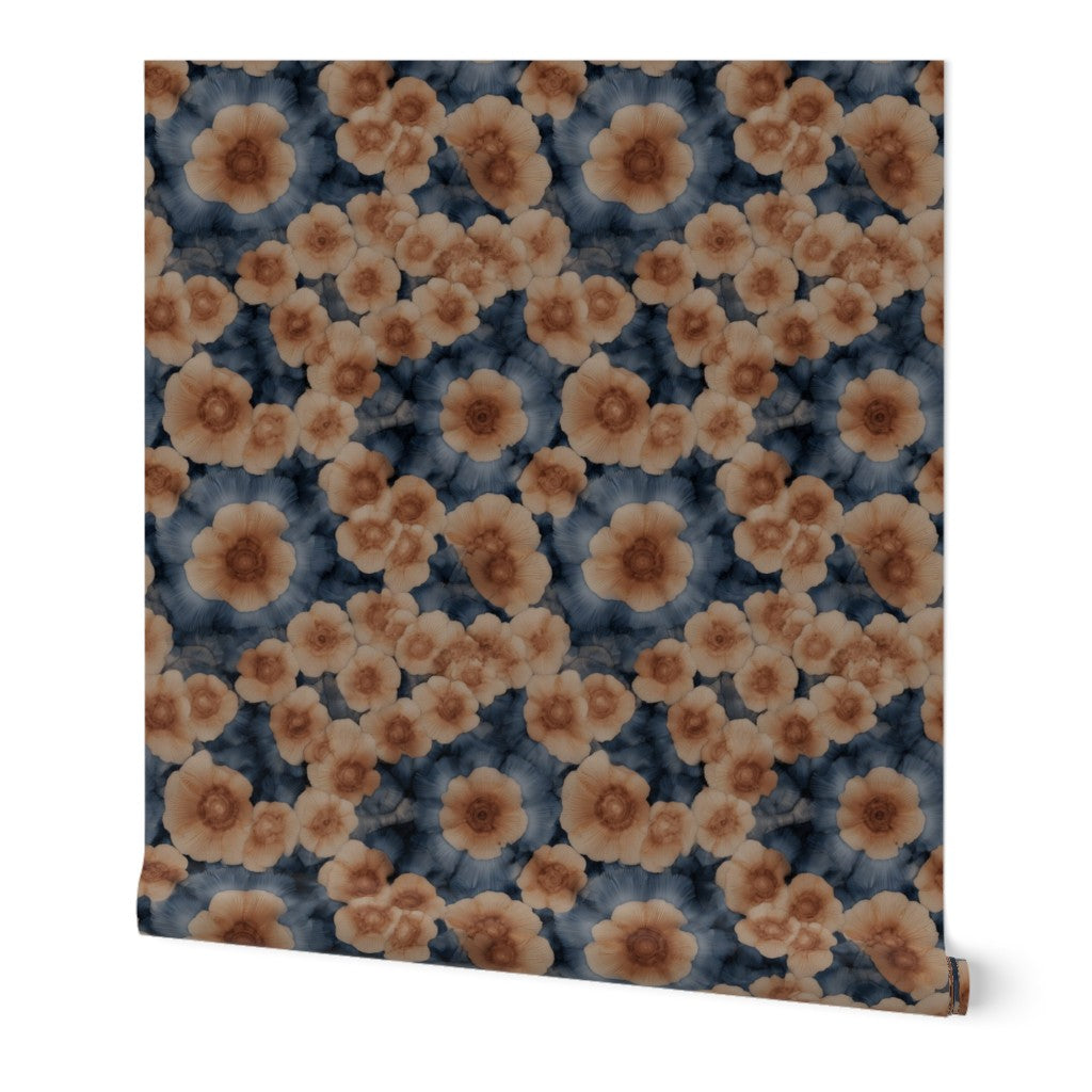 Product shot of Bloom and Umber Wallpaper | Provenance & Patina