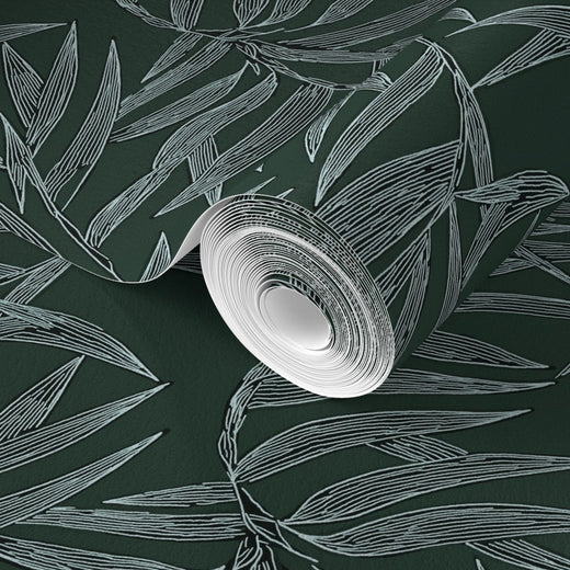Alternate view of Bamboo Wallpaper — Verdant | Provenance & Patina