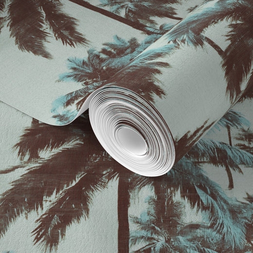 Detailed close-up showing the rich matte print quality on traditional wallpaper.