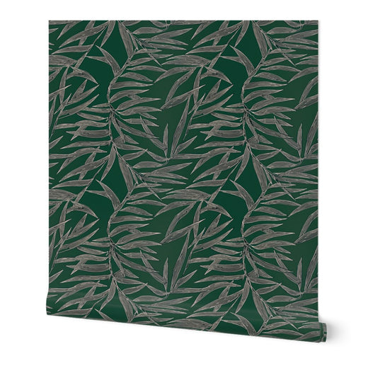 Alternate view of Bamboo Wallpaper — Verdant | Provenance & Patina