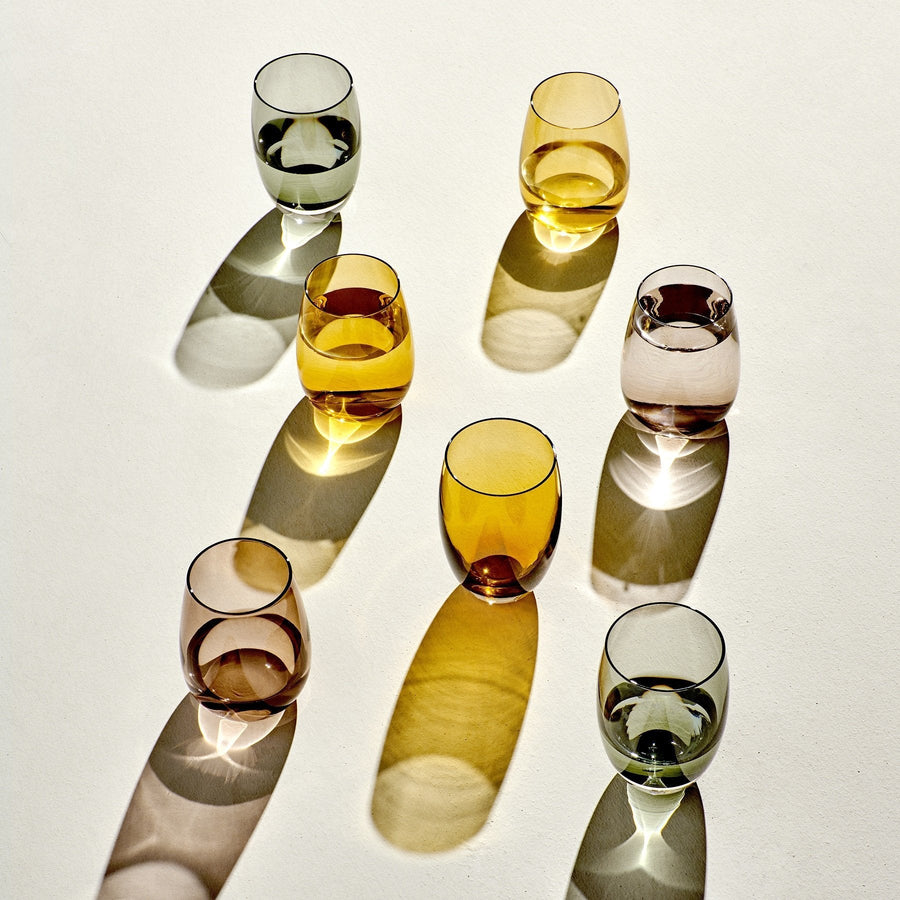 Colored O Set of 4 glasses | Provenance & Patina