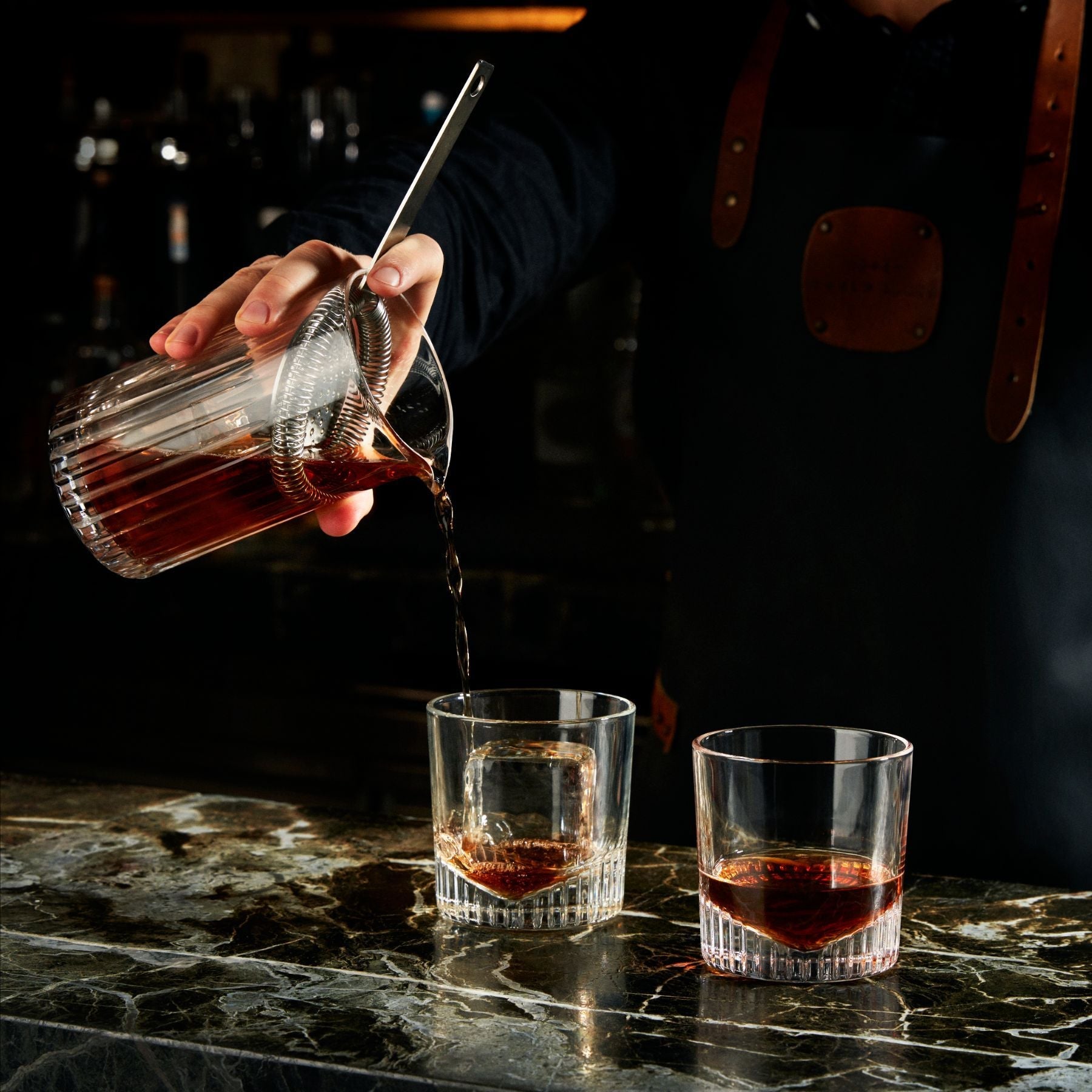 Alternate view of Caldera Set of 4 Whisky Glasses 9.25 oz - Luxury Whiskey glass | Provenance & Patina