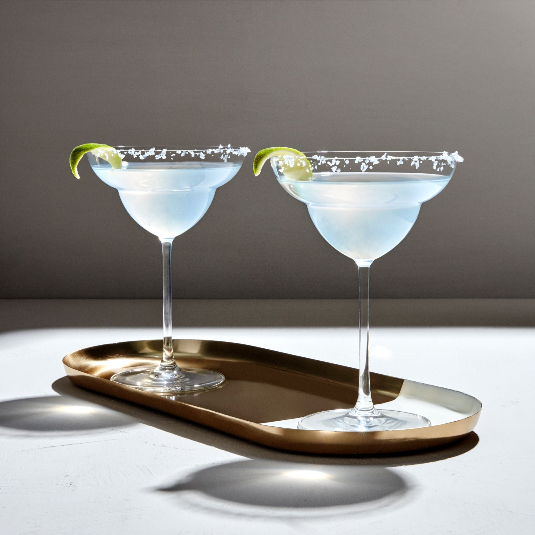 Alternate view of Vintage Set of 2 Margarita Glasses | Provenance & Patina