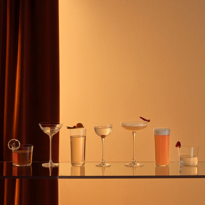 Lifestyle view of Savage Set of 2 Coupetini Glasses | Provenance & Patina