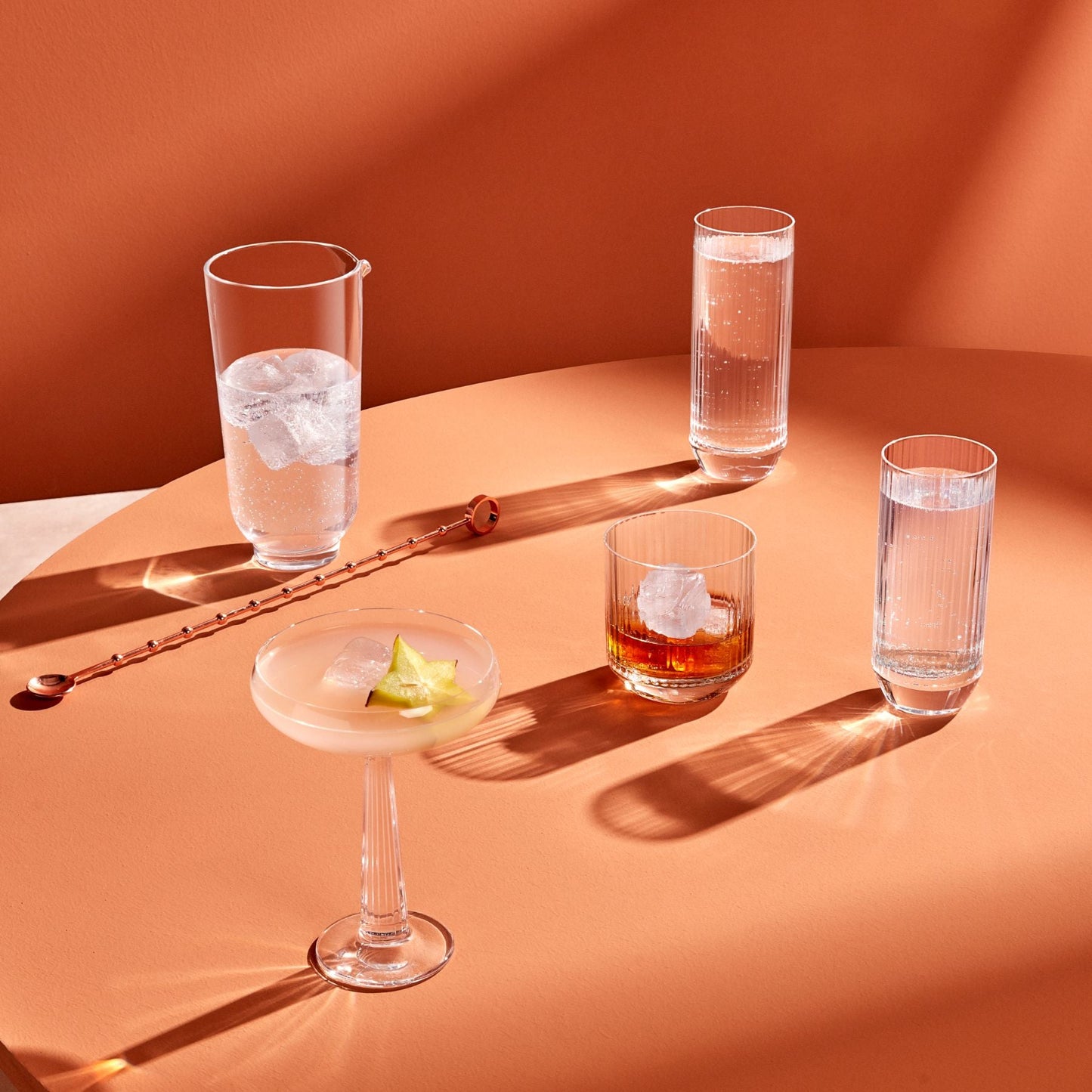 Alternate view of Big Top Set of 4 High Ball Glasses 11.5 oz - Luxury Highball glass | Provenance & Patina