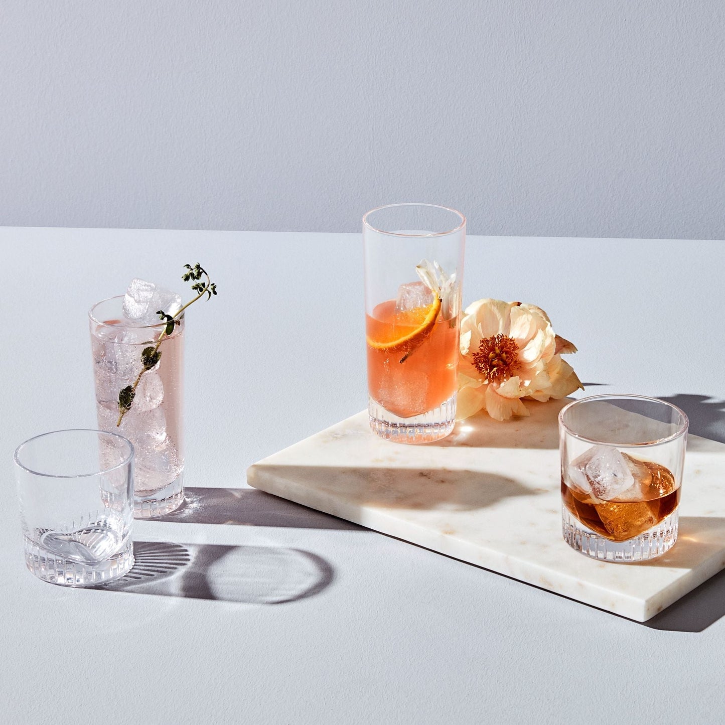 Alternate view of Caldera Set of 4 Highball Glasses small | Provenance & Patina