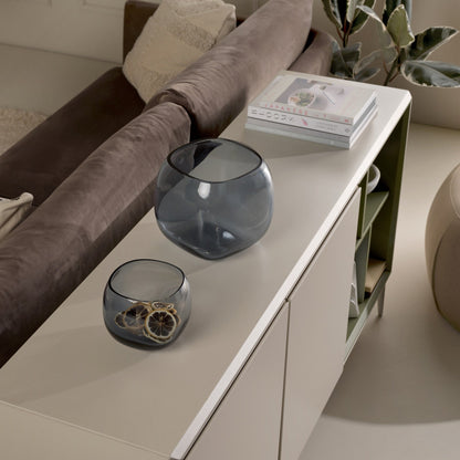 Lifestyle view of Mono Box Vase Large Barware | Provenance & Patina