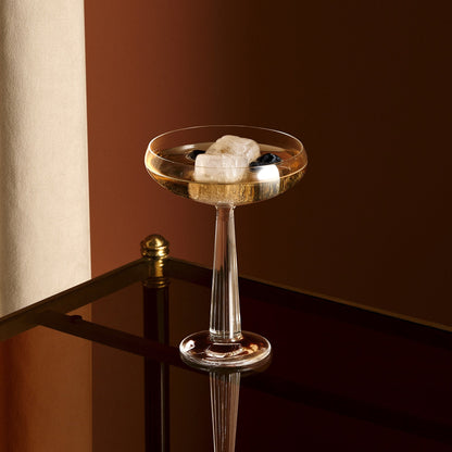 Alternate view of Big Top Set of 2 Coupe Glasses | Provenance & Patina