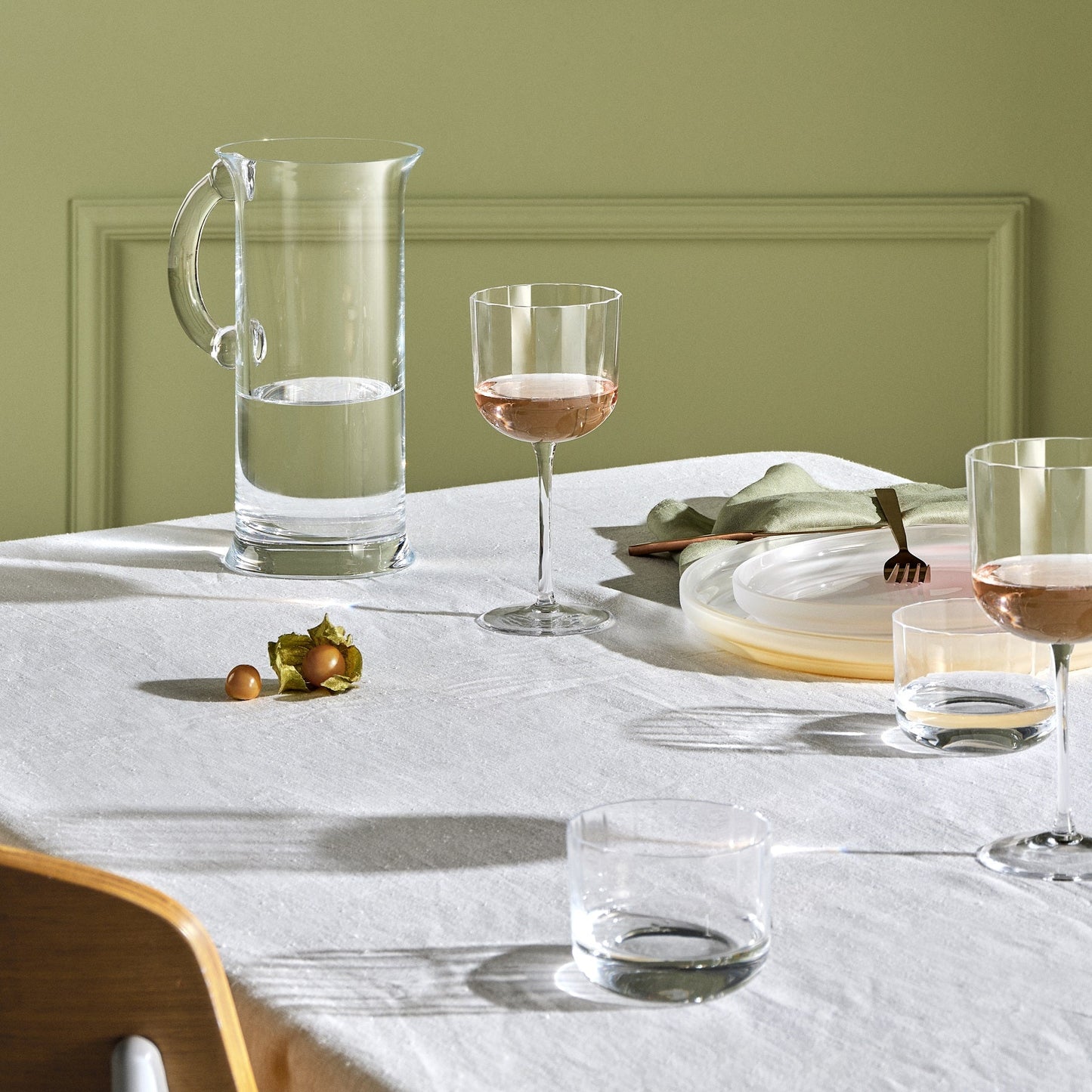 Close up detail of Neo Set of 2 Glasses | Provenance & Patina