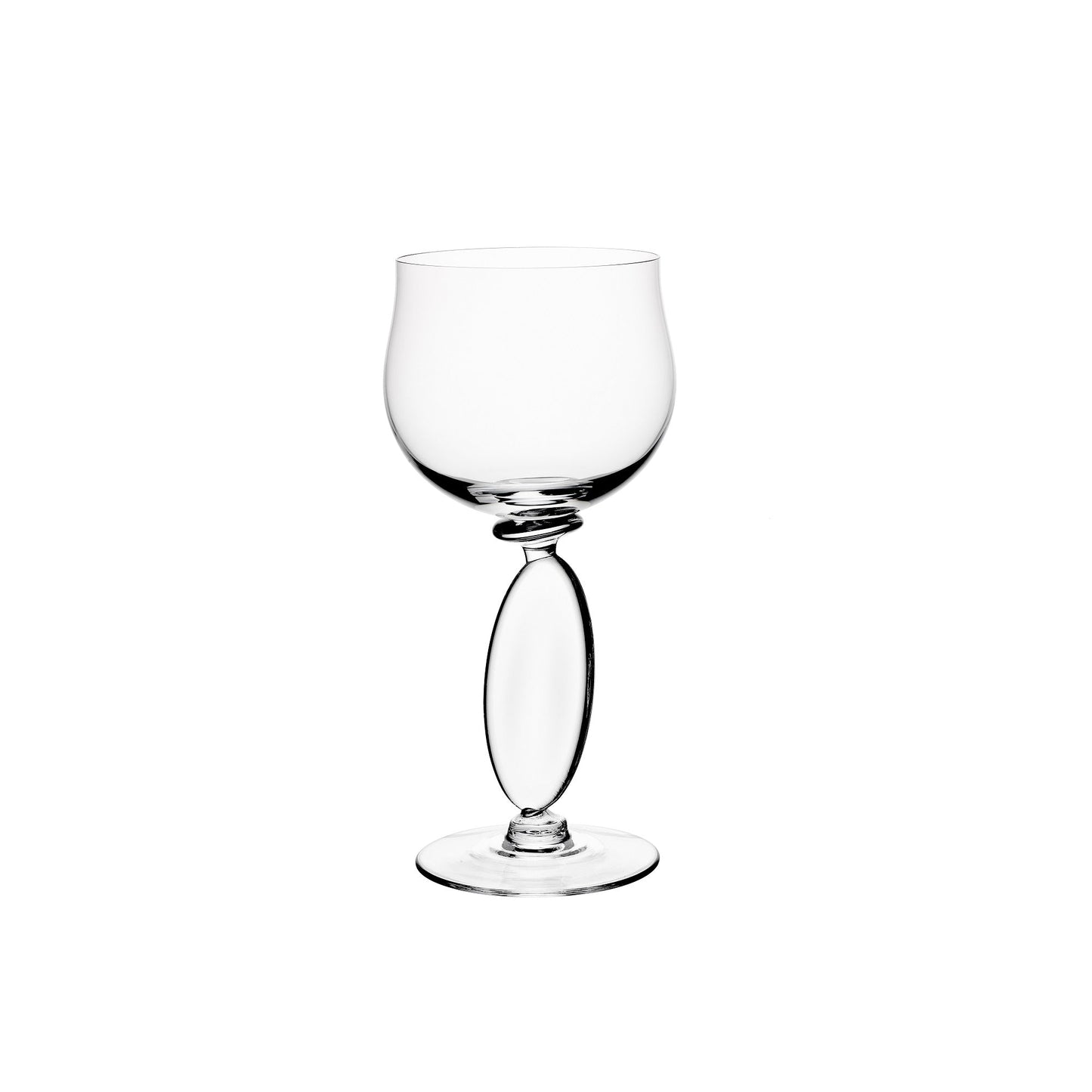 Product shot of OMNIA Dripping Drops Set of 2 Glasses No.3 - Luxury wine glass | Provenance & Patina