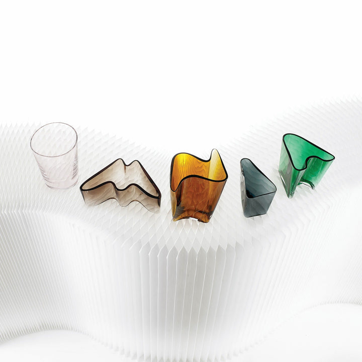 Close up detail of OMNIA Letters Vase "N" Barware | Provenance & Patina