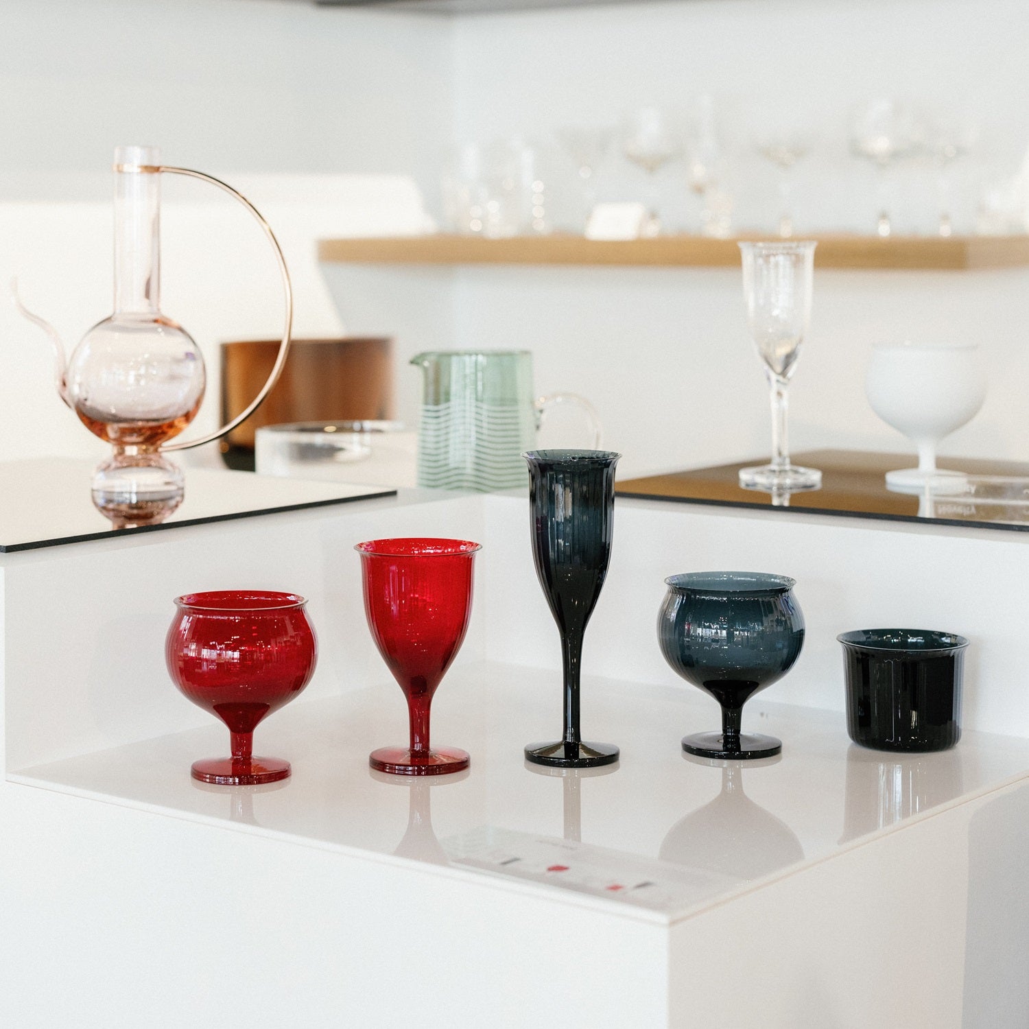 Alternate view of OMNIA Bey Set of 4 Cognac Glasses | Provenance & Patina
