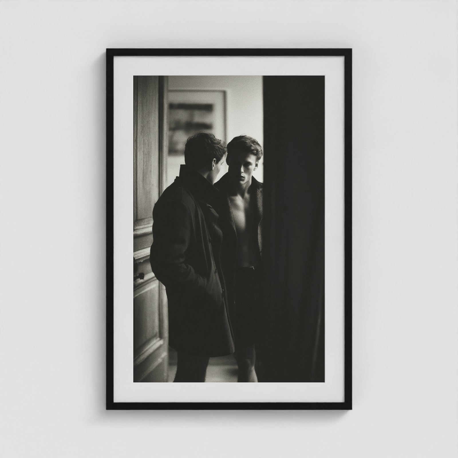 Open Door 24x36 Black Portrait Box Frame