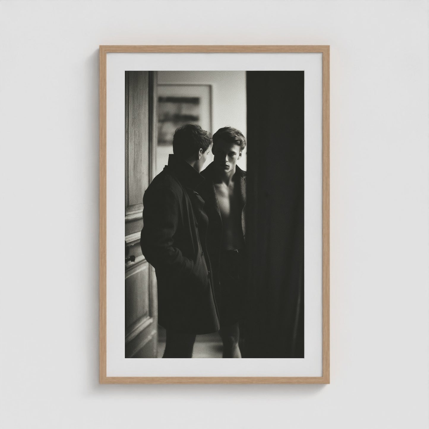 Open Door 24x36 Natural Portrait Box Frame
