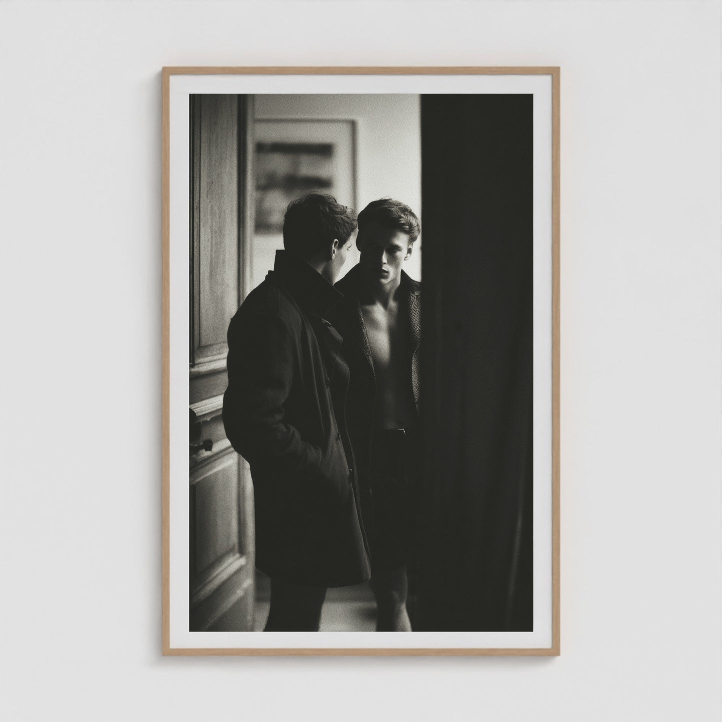 Open Door 40x60 Natural Portrait Box Frame