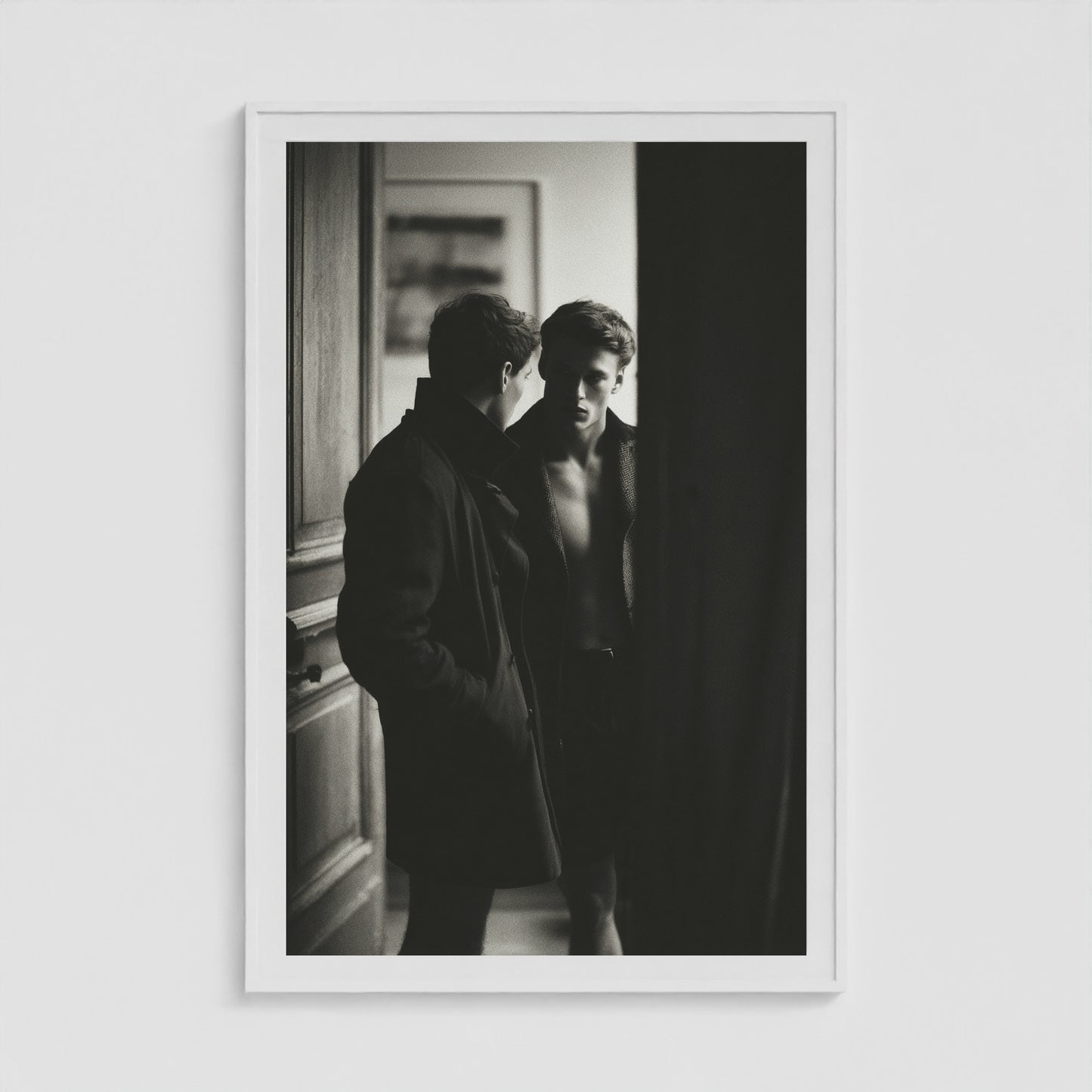 Open Door 40x60 White Portrait Box Frame