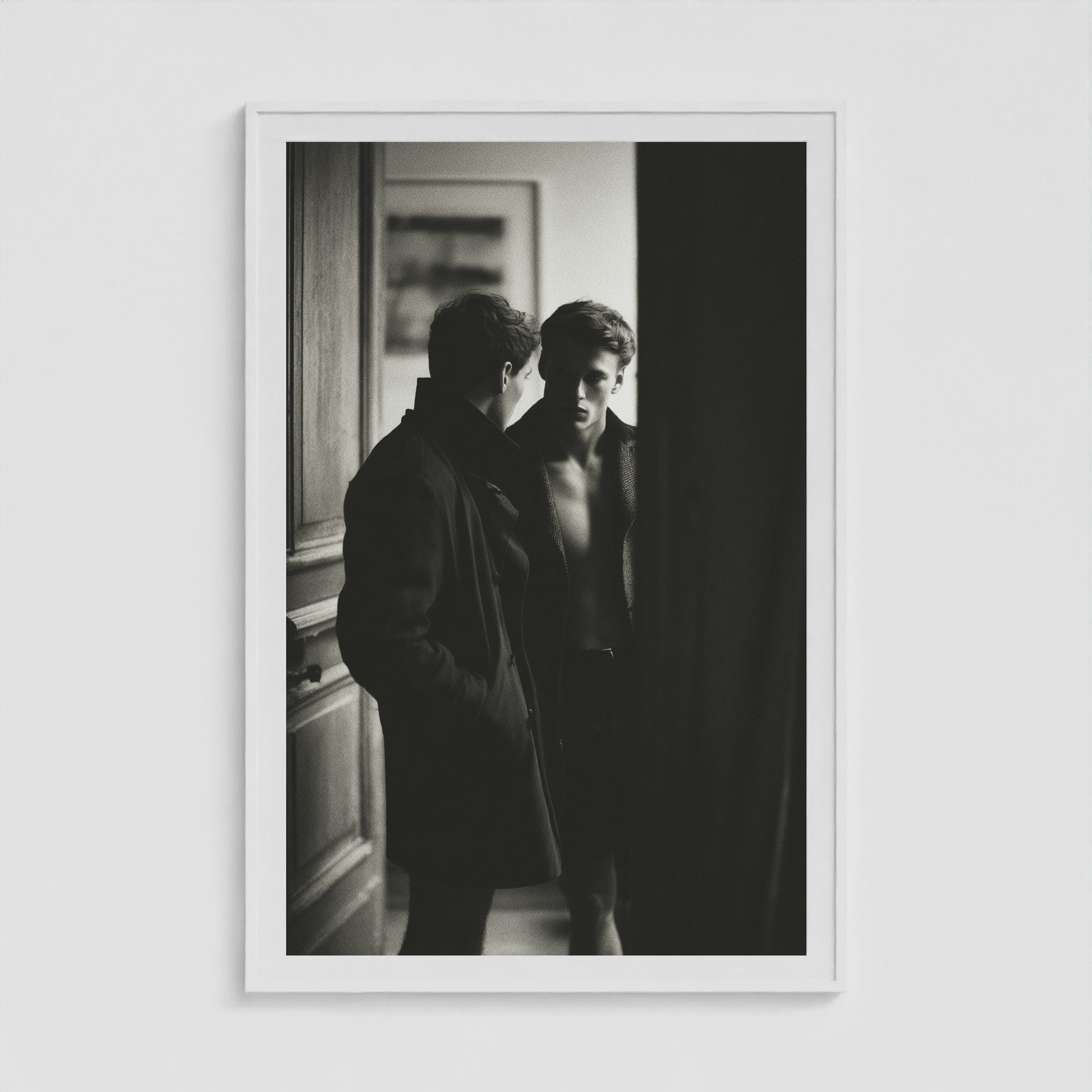 Open Door 40x60 White Portrait Box Frame