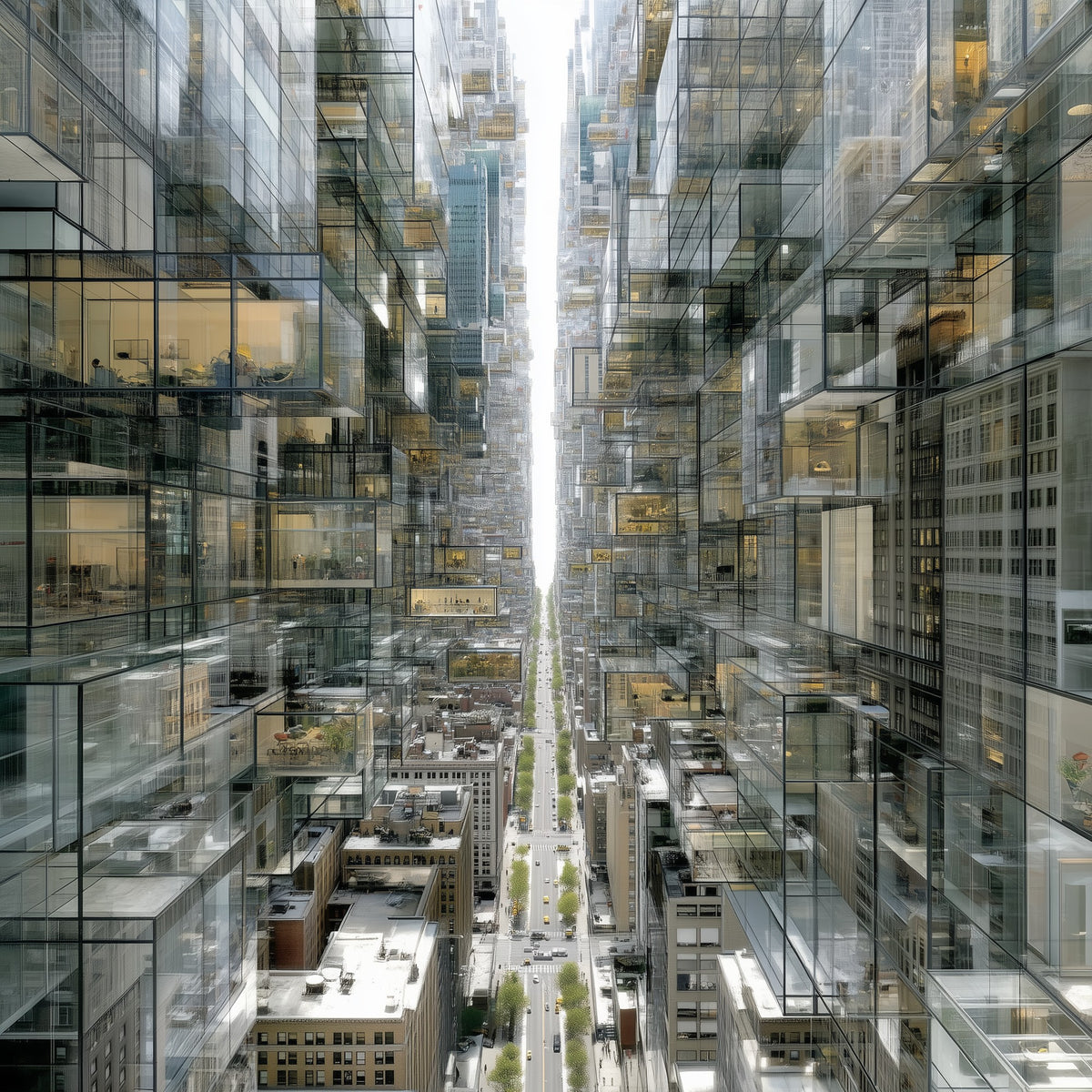 Park Avenue Grid - Raw Artwork