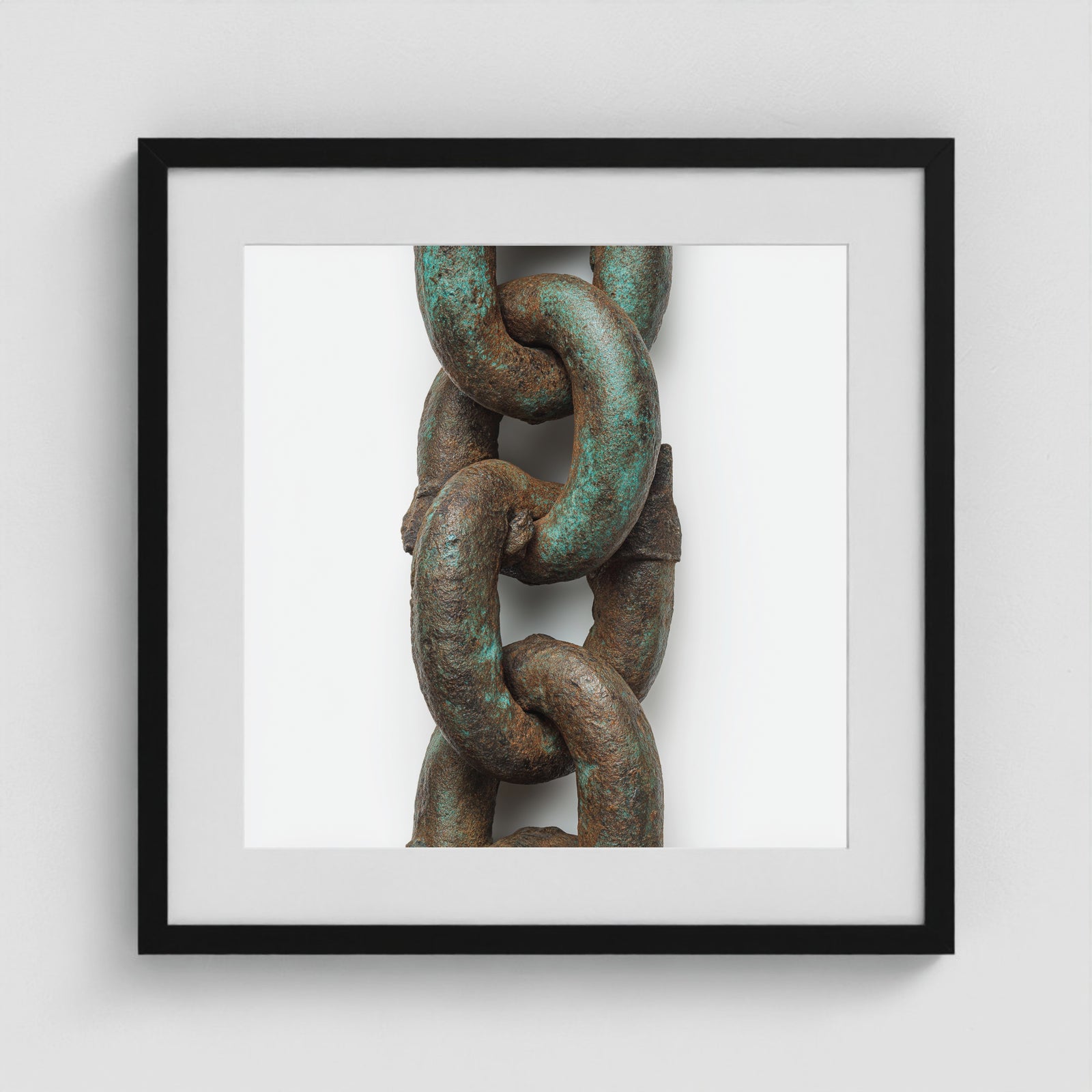 Patina Form 20x20 Black Square Box Frame