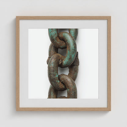 Patina Form 20x20 Natural Square Box Frame