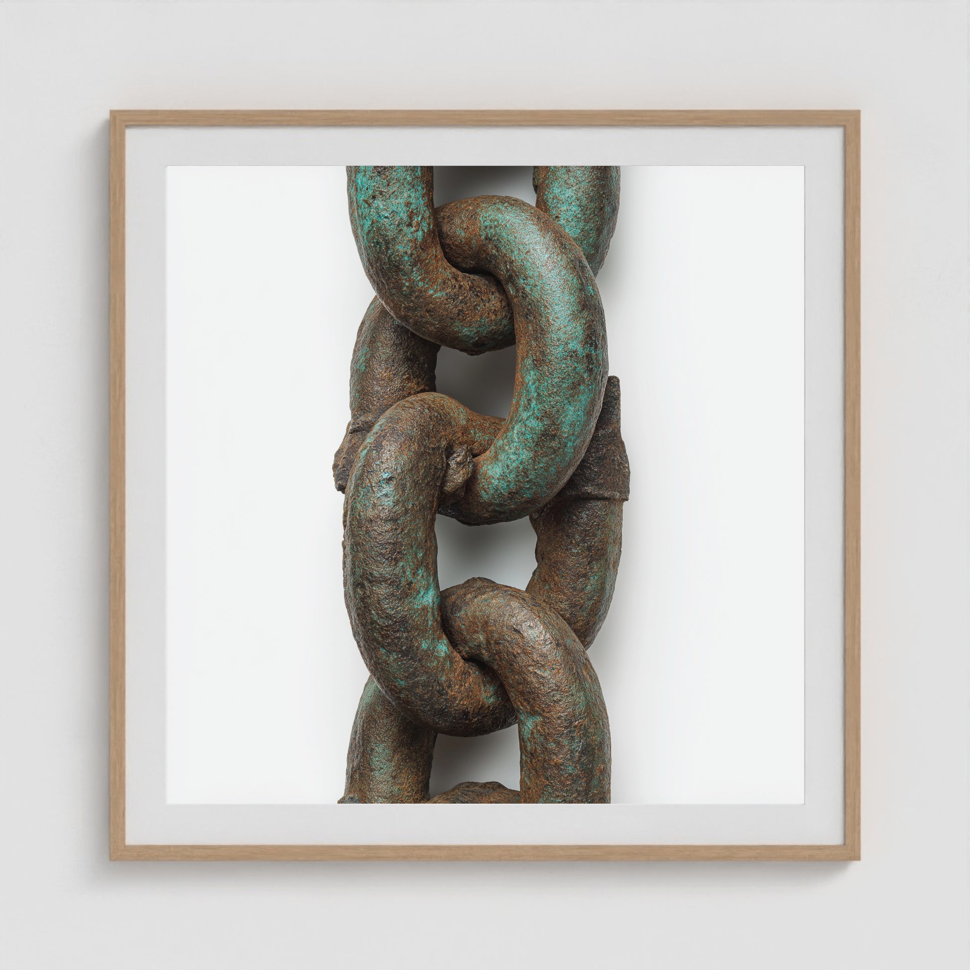 Patina Form 36x36 Natural Square Box Frame