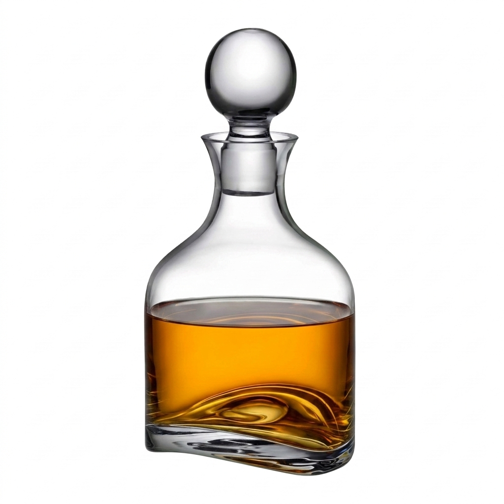 Product shot of Arch Whisky Bottle Barware - Luxury Whiskey bottle | Provenance & Patina