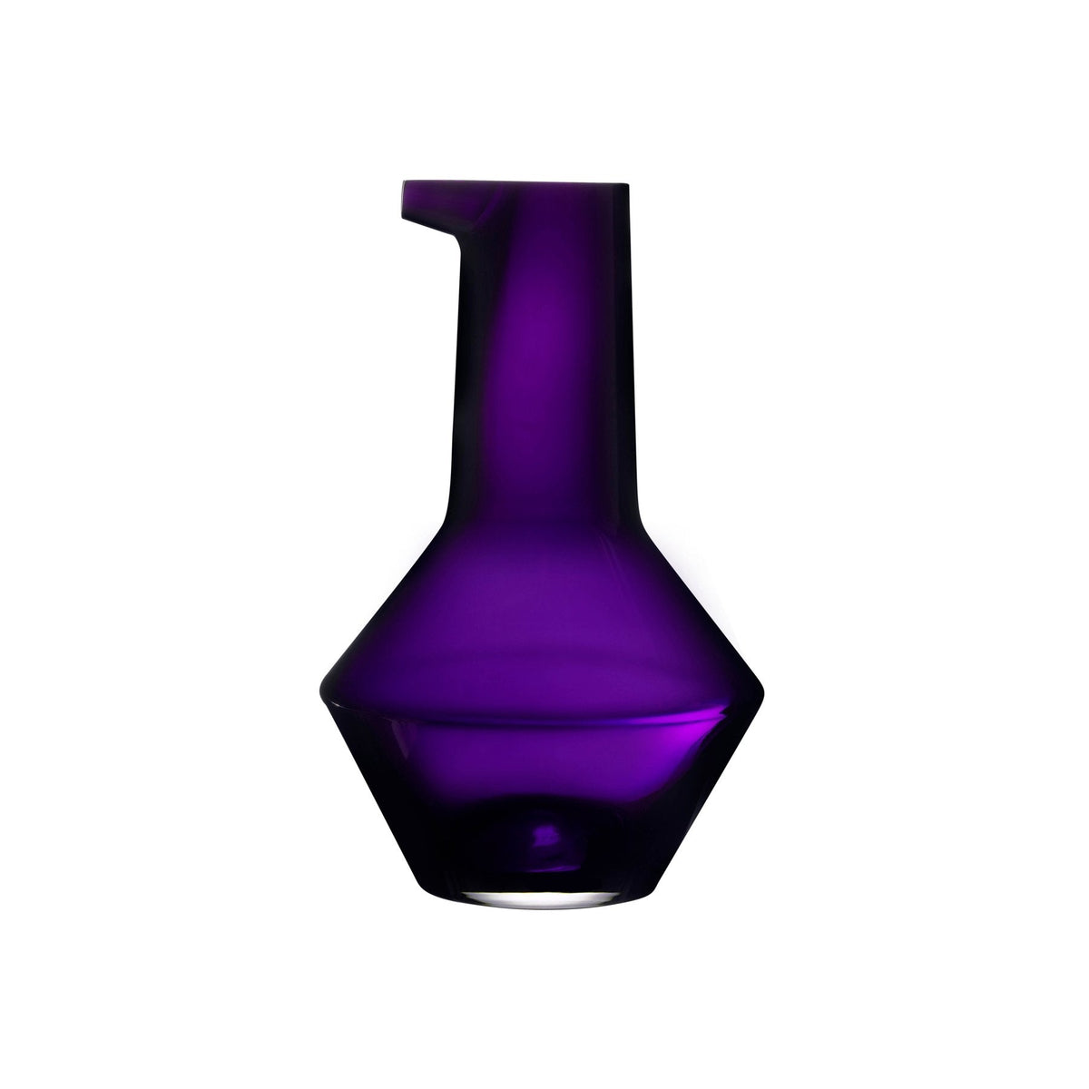 Product shot of Beak Carafe Purple - Luxury Wine carafe | Provenance & Patina