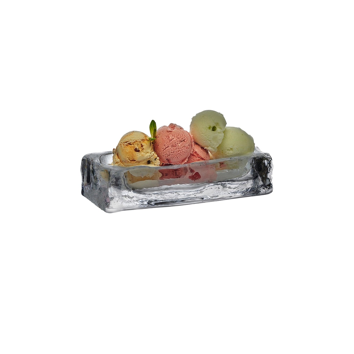 Product shot of Ice Cube Ice Cream Cup Rectangular Barware | Provenance & Patina