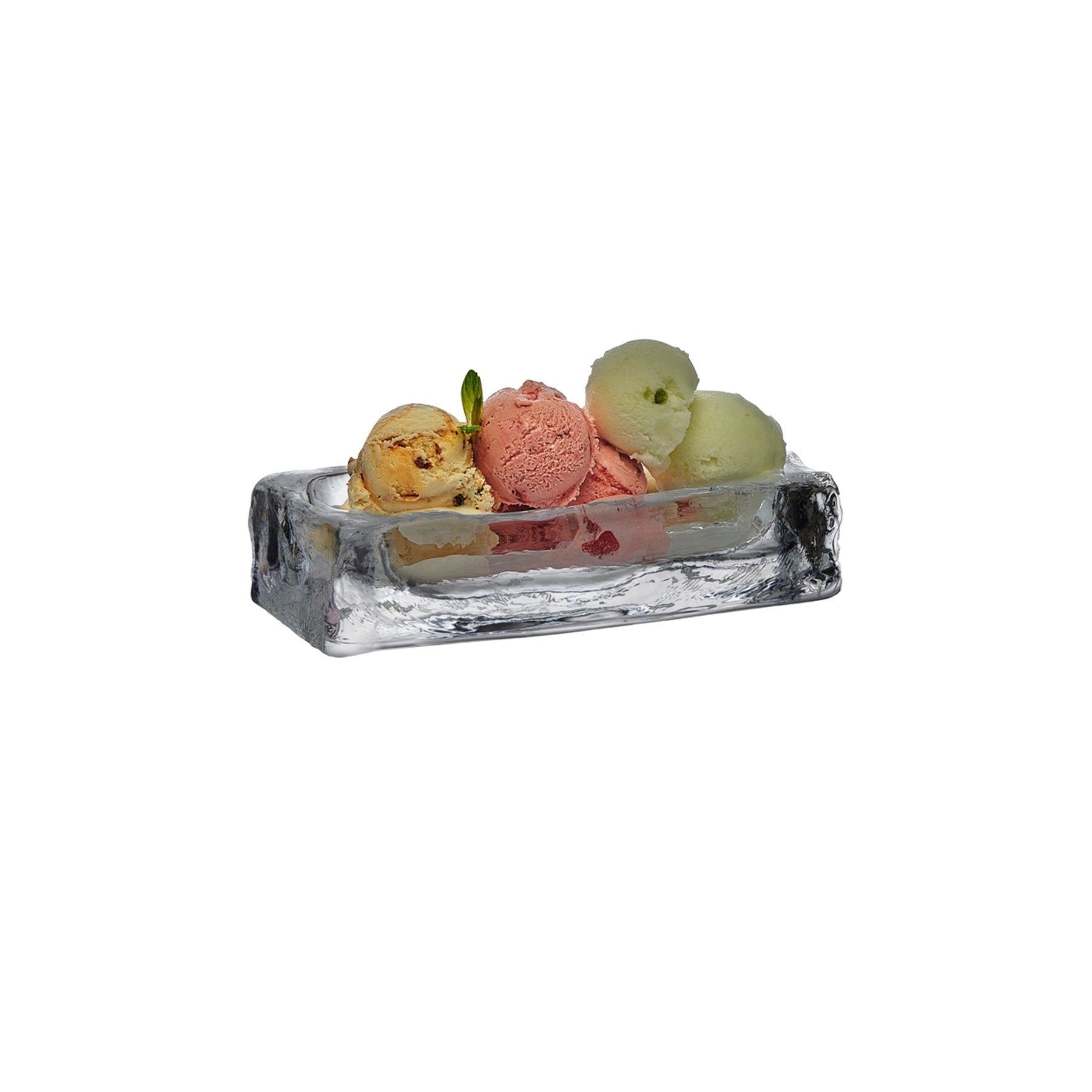 Product shot of Ice Cube Ice Cream Cup Rectangular Barware | Provenance & Patina