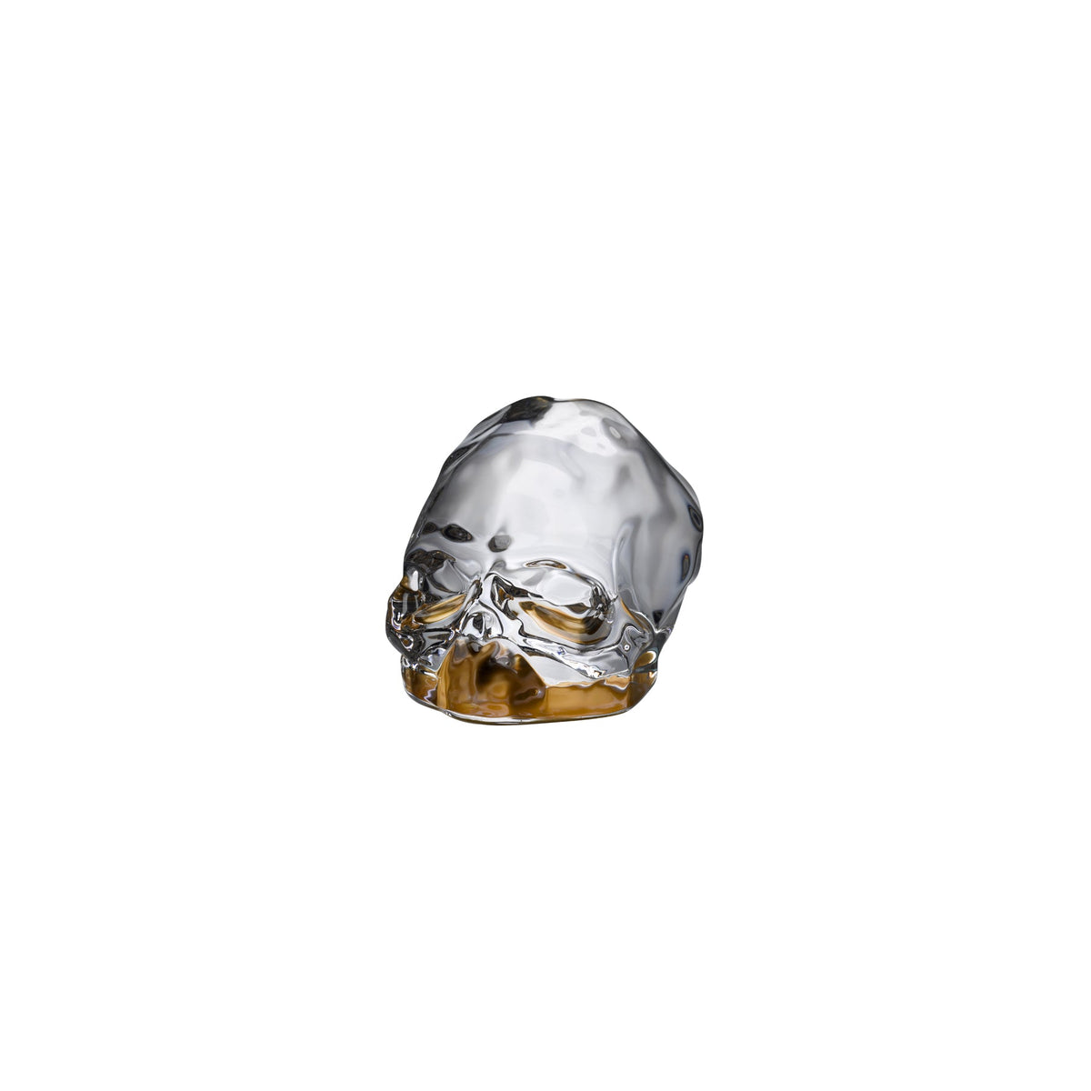 Product shot of Memento Mori Faceted Skull Copper Coated Small | Provenance & Patina