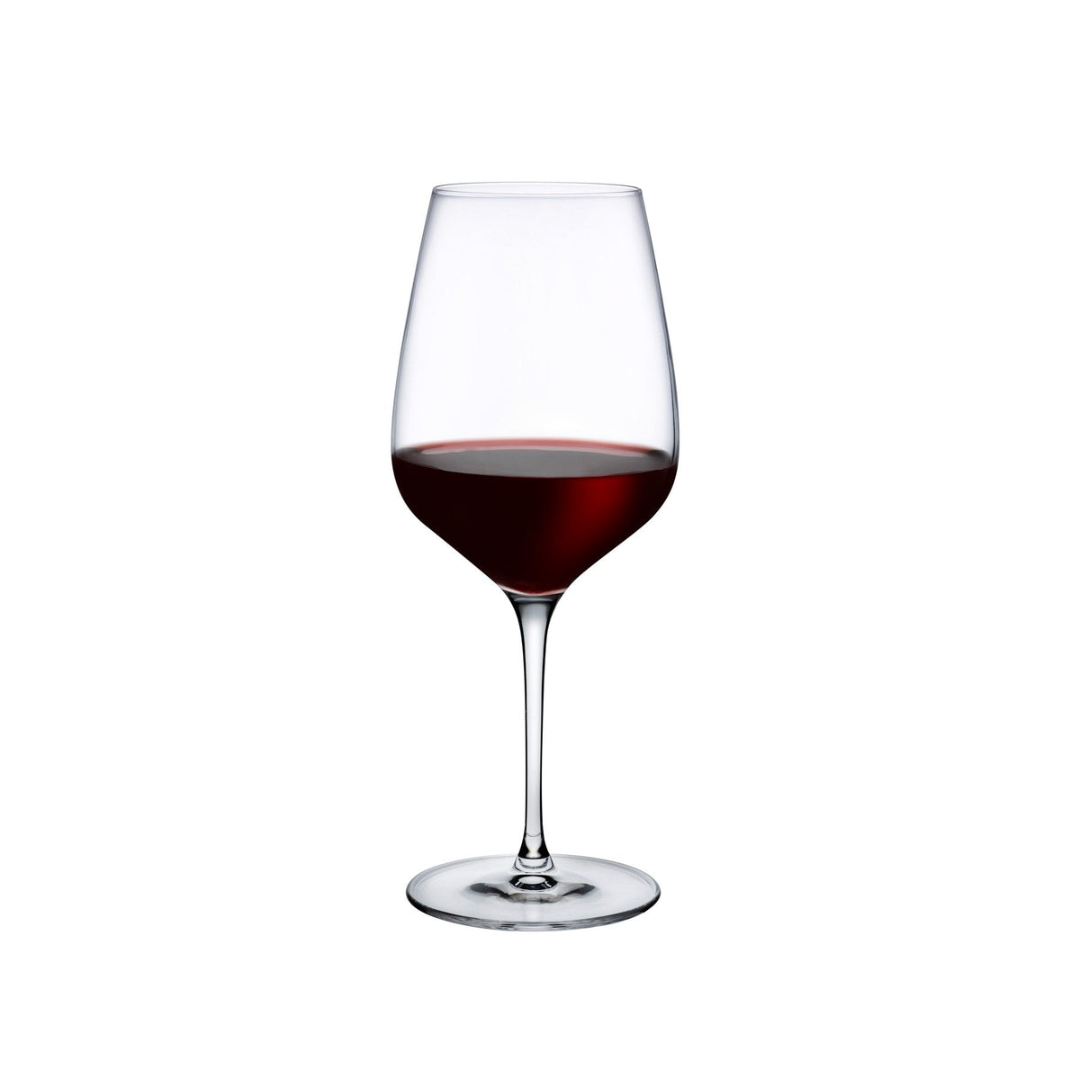 Modern NUDE Glass Refine red wine stemware crafted from lead-free crystal.