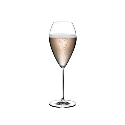 Product shot of Vintage Set of 2 Champagne Glasses Rounded | Provenance & Patina