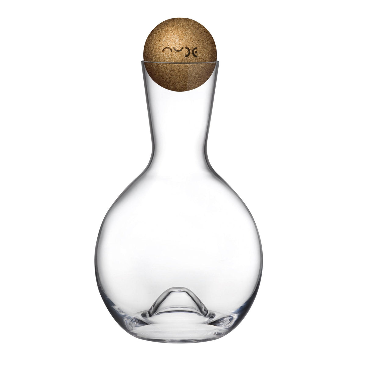 Close up detail of Vintage Wine Decanter with Cork Stopper | Provenance & Patina