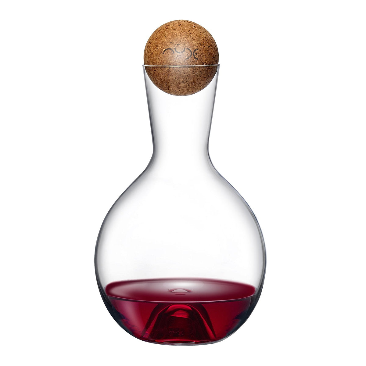 Product shot of Vintage Wine Decanter with Cork Stopper | Provenance & Patina