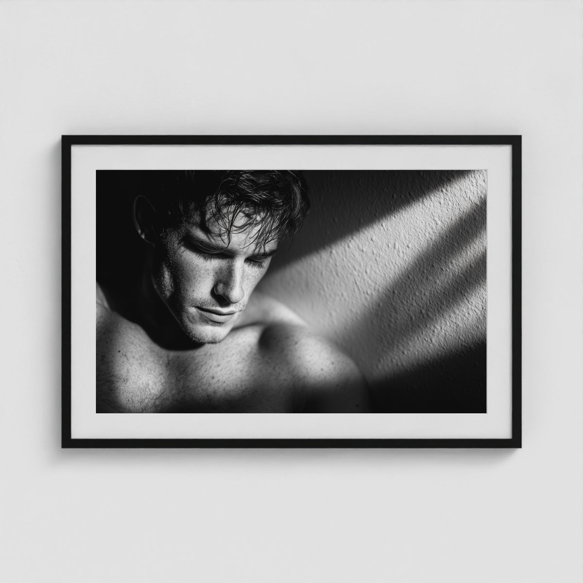Private Pause 36x24 Black Landscape Box Frame